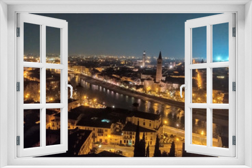 Fototapeta Naklejka Na Ścianę Okno 3D - Verona_dall'alto