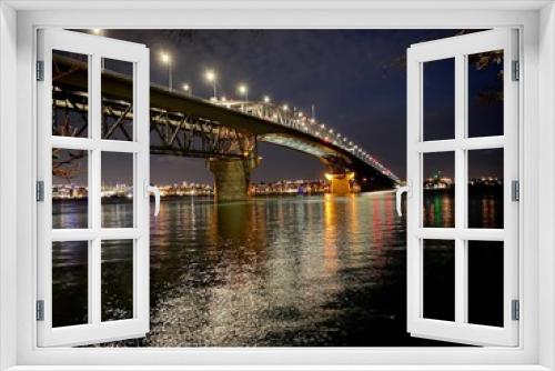 Fototapeta Naklejka Na Ścianę Okno 3D - Auckland bridge
