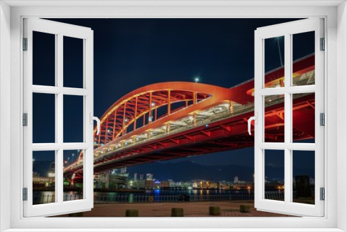 Fototapeta Naklejka Na Ścianę Okno 3D - 神戸大橋
