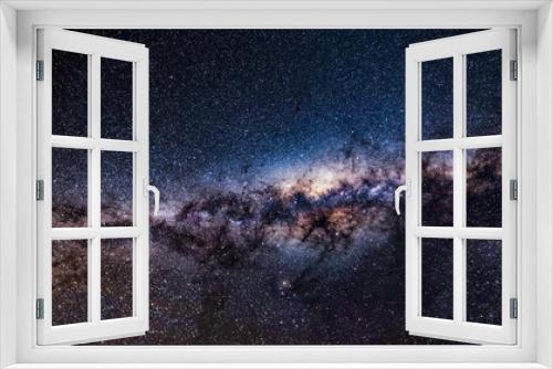 Fototapeta Naklejka Na Ścianę Okno 3D - milky way sky for background 