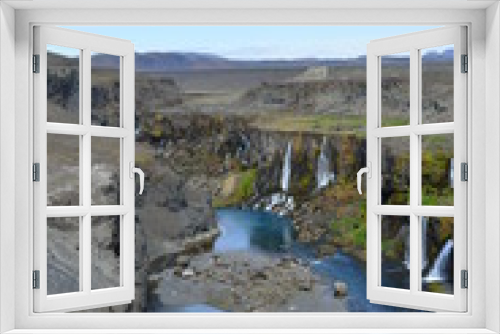 Fototapeta Naklejka Na Ścianę Okno 3D - Beautiful canyon in Iceland