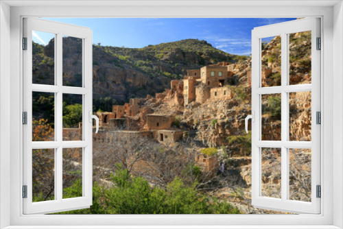 Fototapeta Naklejka Na Ścianę Okno 3D - Ghost Town in Oman