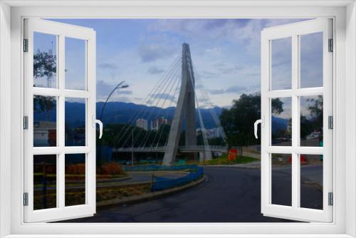 Fototapeta Naklejka Na Ścianę Okno 3D - puentes y avenidas 
