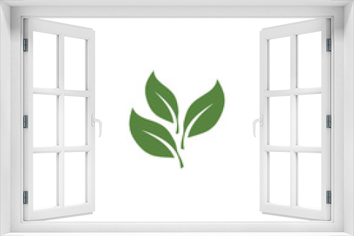 Fototapeta Naklejka Na Ścianę Okno 3D - Green garden green leaf Logo Template
