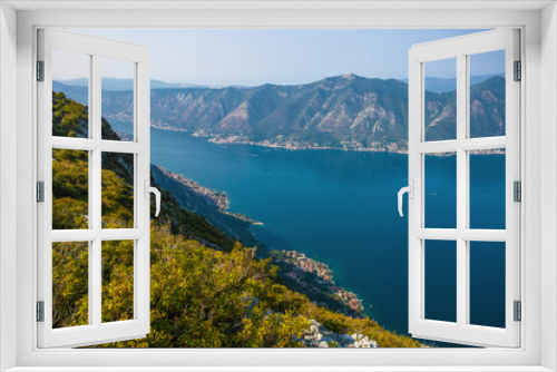 Fototapeta Naklejka Na Ścianę Okno 3D - Amazing view of Boka Kotorska Bay