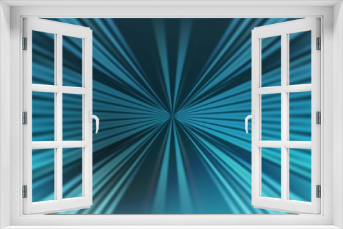 Fototapeta Naklejka Na Ścianę Okno 3D - Light BLUE vector background with straight lines. Modern geometrical abstract illustration with staves. Backdrop for TV commercials.