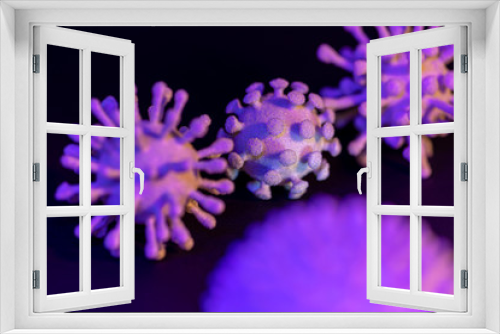 Fototapeta Naklejka Na Ścianę Okno 3D - symbolic viruses