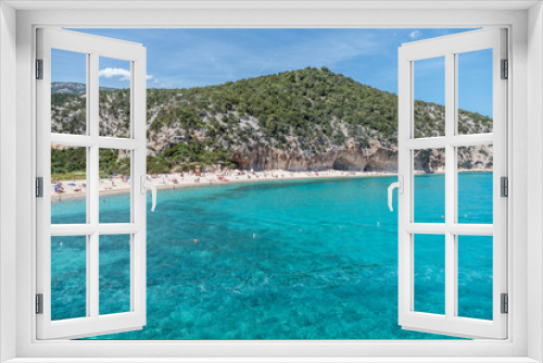 Fototapeta Naklejka Na Ścianę Okno 3D - The beach of Cala Luna in Sardinia (Gulf of Orosei)