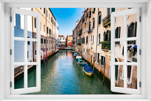Fototapeta Naklejka Na Ścianę Okno 3D - Venezia (Veneto) - Panorami e particolari della città a colori