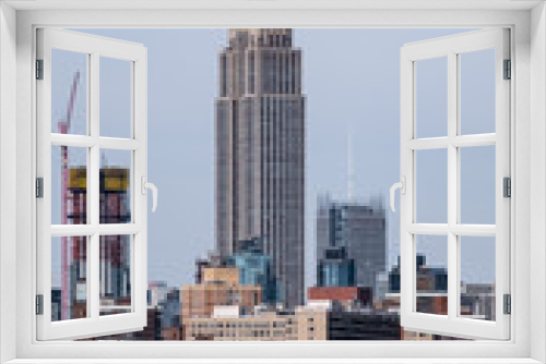 Fototapeta Naklejka Na Ścianę Okno 3D - New York skyline 1