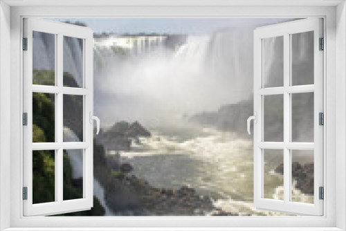 Fototapeta Naklejka Na Ścianę Okno 3D - cachoeira, cascata, foz do iguaçu, natureza