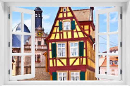 Fototapeta Naklejka Na Ścianę Okno 3D - scenic historic houses in Marktbreit