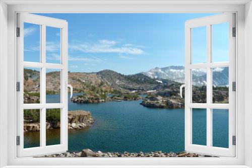 Fototapeta Naklejka Na Ścianę Okno 3D - High angle view of the Shamrock Lake