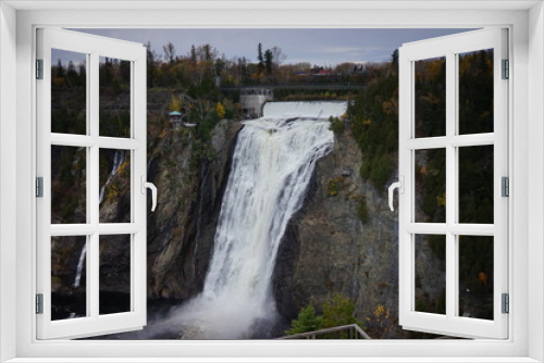 Fototapeta Naklejka Na Ścianę Okno 3D - Les chutes de Montmorrency