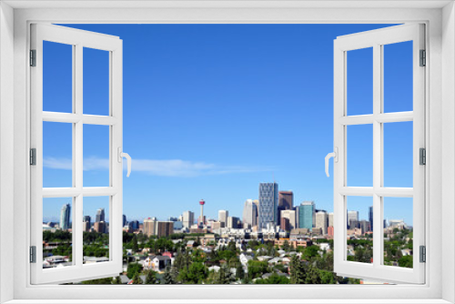 Fototapeta Naklejka Na Ścianę Okno 3D - Calgary Skyline