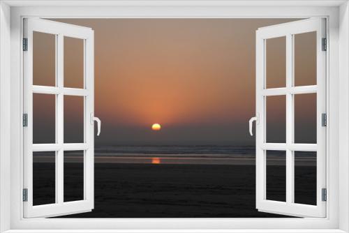 Fototapeta Naklejka Na Ścianę Okno 3D - sunset on the beach , essaouira Morocco 
