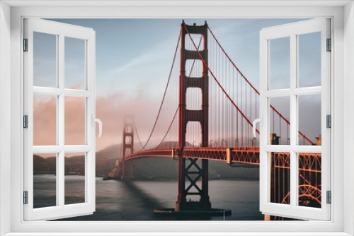 Fototapeta Naklejka Na Ścianę Okno 3D - Lovely Golden Gate Bridge