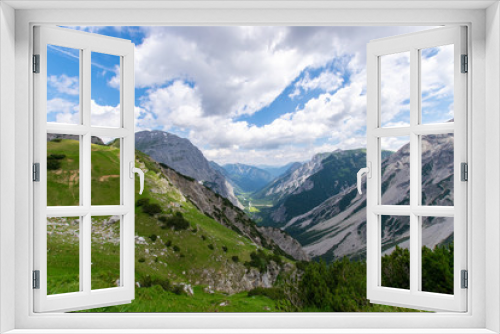 Fototapeta Naklejka Na Ścianę Okno 3D - Mountain scenery in the Karwendel-Mountains, Austria 