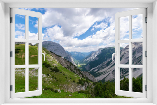 Mountain scenery in the Karwendel-Mountains, Austria 