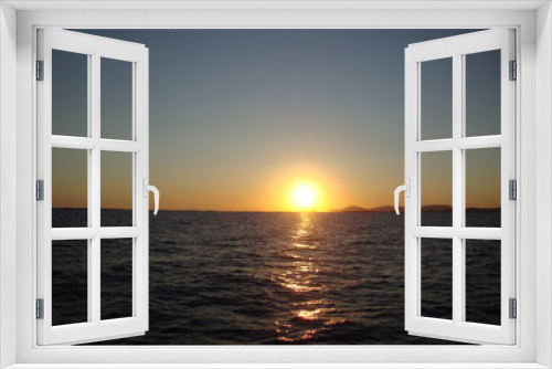 Fototapeta Naklejka Na Ścianę Okno 3D - Sunset over Ibiza on a sunset cruise
