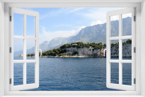 Fototapeta Naklejka Na Ścianę Okno 3D - Makarska en Croatie - Presqu'île Saint-Pierre