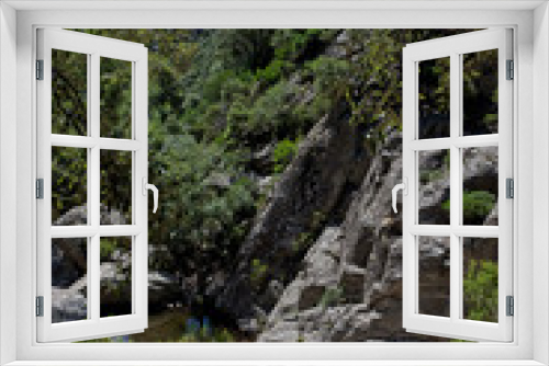 Fototapeta Naklejka Na Ścianę Okno 3D - Gorge d'Heric Languedoc France. Rocks. Canyon. Valley