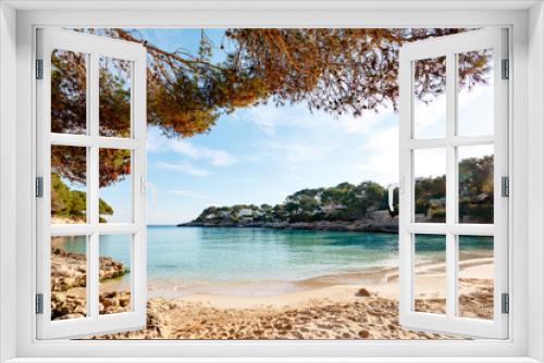 Fototapeta Naklejka Na Ścianę Okno 3D - Bucht Cala d'Or, Mallorca Spanien