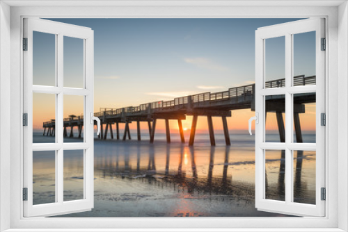 Fototapeta Naklejka Na Ścianę Okno 3D - Jacksonville Pier in Jacksonville, Florida