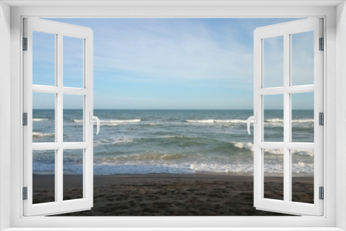 Fototapeta Naklejka Na Ścianę Okno 3D - Seascape from the shore