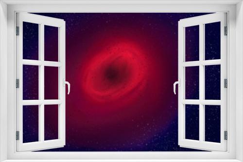 Fototapeta Naklejka Na Ścianę Okno 3D - Un trou noir dans la galaxie