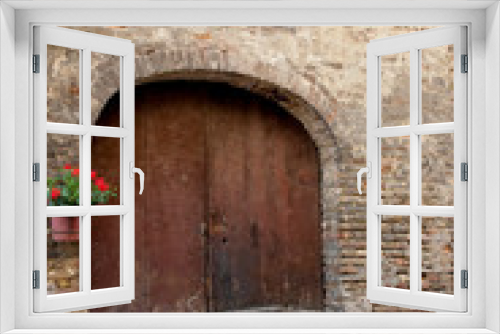 Fototapeta Naklejka Na Ścianę Okno 3D - Italy, doors 
