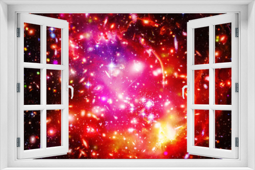 Fototapeta Naklejka Na Ścianę Okno 3D - Space background with nebula and stars. The elements of this image furnished by NASA.