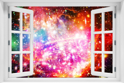 Fototapeta Naklejka Na Ścianę Okno 3D - Fascinating galaxy with stars. The elements of this image furnished by NASA.
