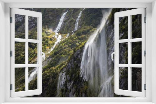Fototapeta Naklejka Na Ścianę Okno 3D - Milford Sound