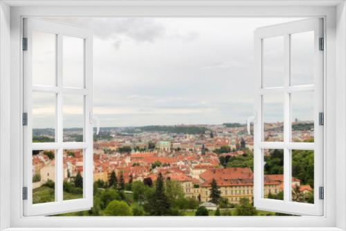 Fototapeta Naklejka Na Ścianę Okno 3D - Prague view