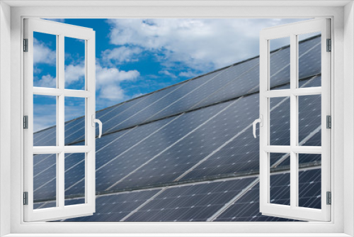 Fototapeta Naklejka Na Ścianę Okno 3D - Solaranlage