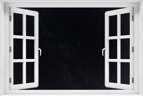 Fototapeta Naklejka Na Ścianę Okno 3D - sternenhimmel am dunklen nachthimmel