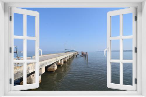 Fototapeta Naklejka Na Ścianę Okno 3D - Bangsal Harbour