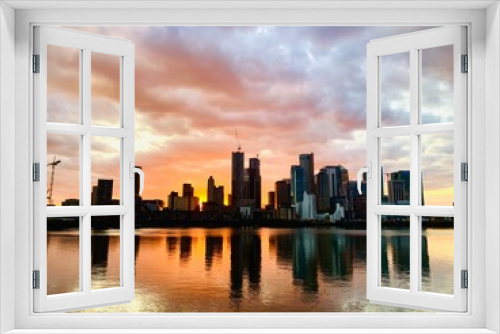 Fototapeta Naklejka Na Ścianę Okno 3D - Canary wharf