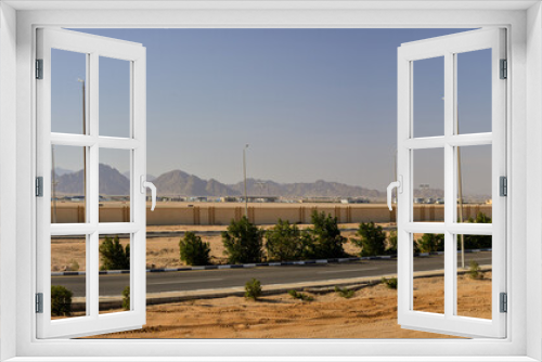 Fototapeta Naklejka Na Ścianę Okno 3D - beautiful panorama desert and sea in Egypt . 2020