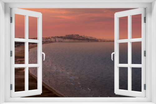 Fototapeta Naklejka Na Ścianę Okno 3D - Vieste in sunset