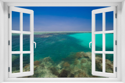 Fototapeta Naklejka Na Ścianę Okno 3D - Zanzibar, landscape sea, coral reef