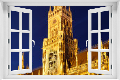 Fototapeta Naklejka Na Ścianę Okno 3D - New Town Hall in Munich