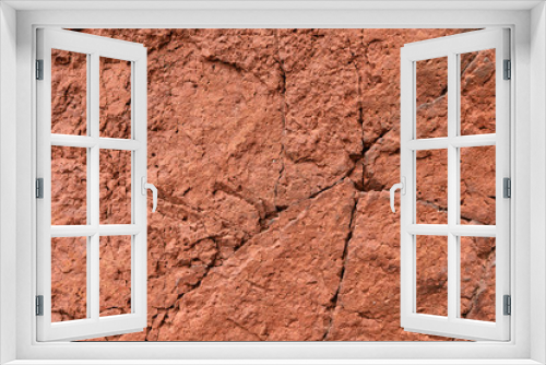 Fototapeta Naklejka Na Ścianę Okno 3D - Close up rock texture background, natural surface. Background on theme geology with copy space
