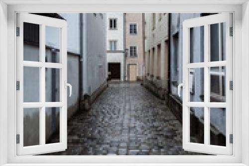 Fototapeta Naklejka Na Ścianę Okno 3D - Altstadt Gasse