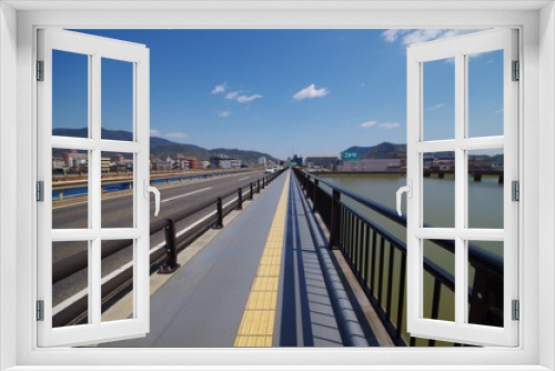 Fototapeta Naklejka Na Ścianę Okno 3D - 橋と歩道