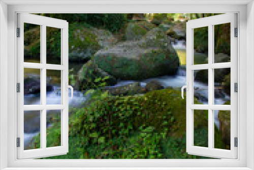 Fototapeta Naklejka Na Ścianę Okno 3D - Monte Gelato waterfalls