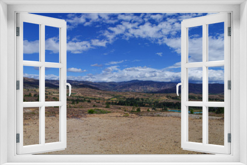 Fototapeta Naklejka Na Ścianę Okno 3D - Desert landscape in the mountains.