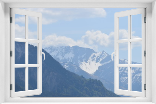 Fototapeta Naklejka Na Ścianę Okno 3D - Bergansicht Liechtenstein