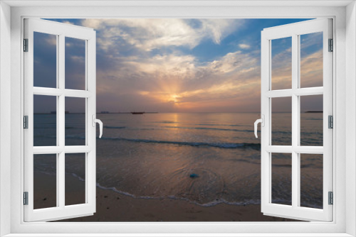 Fototapeta Naklejka Na Ścianę Okno 3D - UAE, landscape sea, sunset